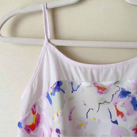 W118 by Walter Baker | Cami Slip Tank Top Spaghetti Straps Watercolor XS - Picture 2 of 5